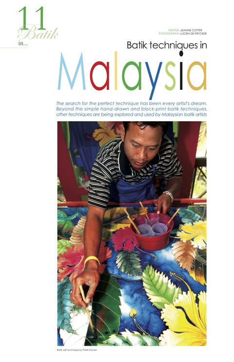 Batik in Malaysia 
