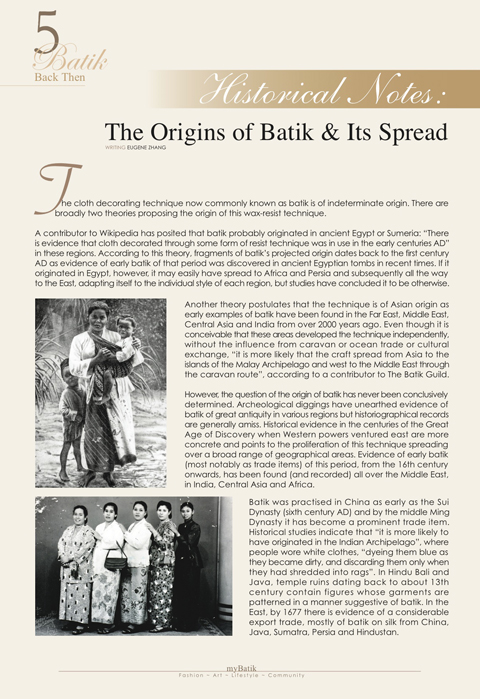 Malaysian Batik History