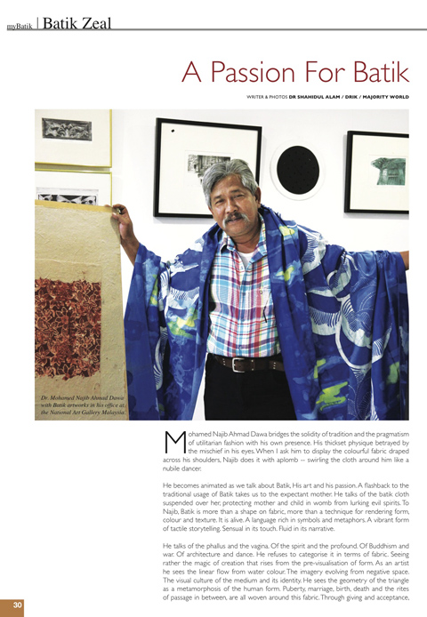 Batik Zeal: Director General of National Art Gallery Malaysia