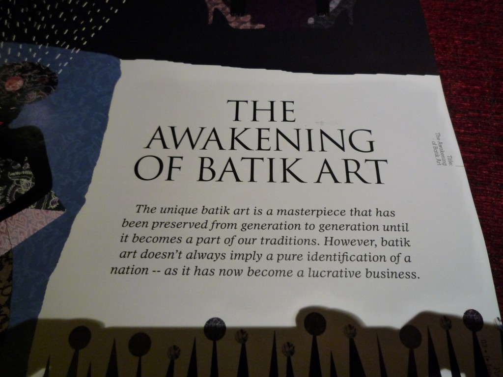 The Awakening of Batik Art