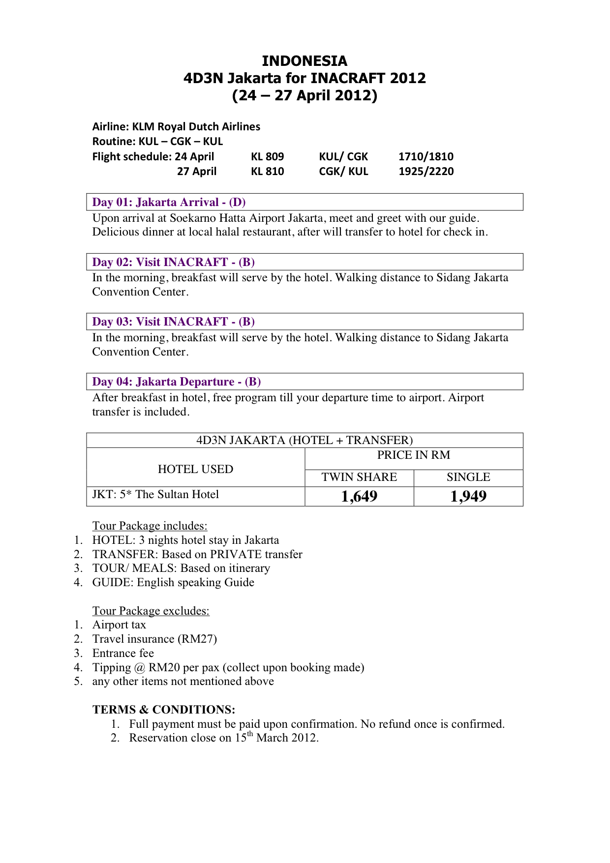Itinerary-Inacraft 2012-3