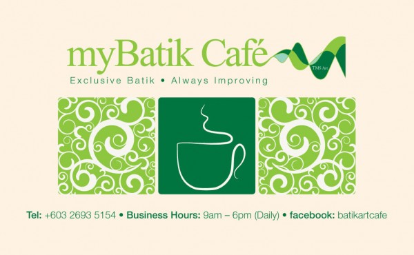 mybatik cafe name card