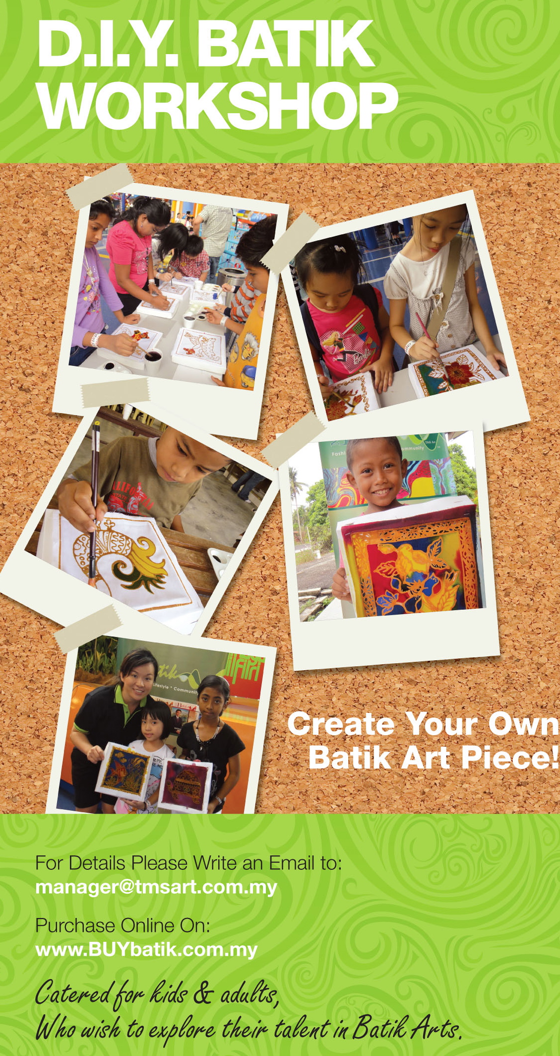 Batik DO-IT-YOURSELF coloring 
