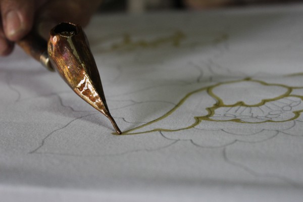 Daily Batik Canting Demonstration in myBatik workshop, open 8am-5pm