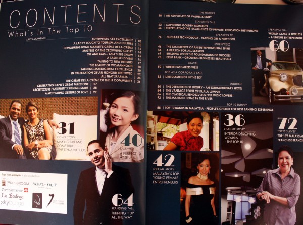 Malaysia TOP 10 Magazine