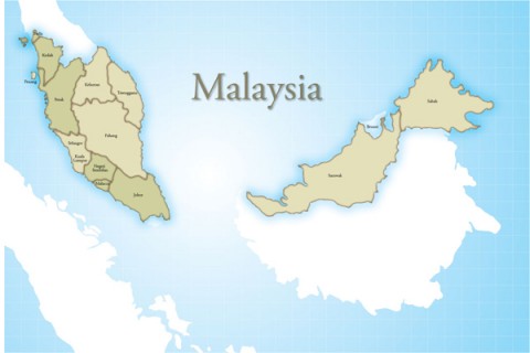 Malaysia Country map