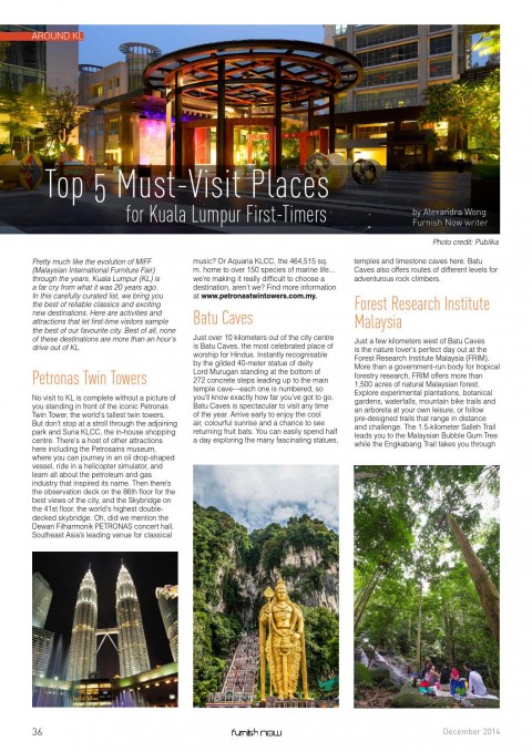 TOP 5 MUST VISIT PLACES for Kuala Lumpur first timers