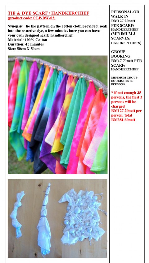 TIE DYE SCARF
