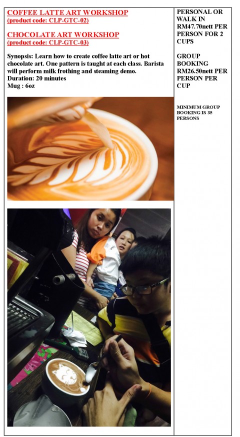 LATTE ART WORKSHOP