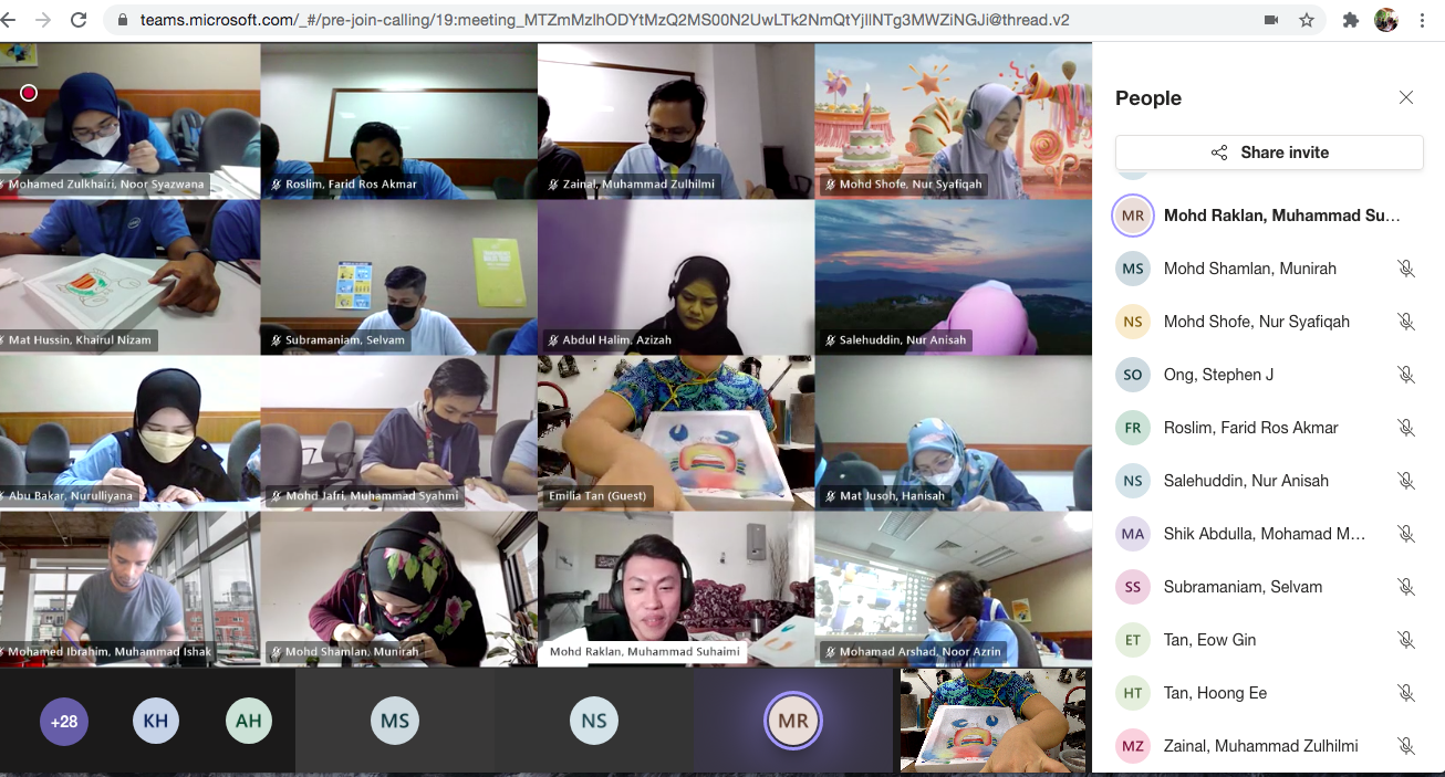 Intel Corporate Team Building ~ Kulim team #virtual #virtualactivity ...